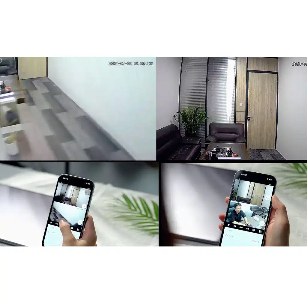 Yesido KM16 Dual 1080P Indoor Security Camera with AI Tracking & Night Vision
