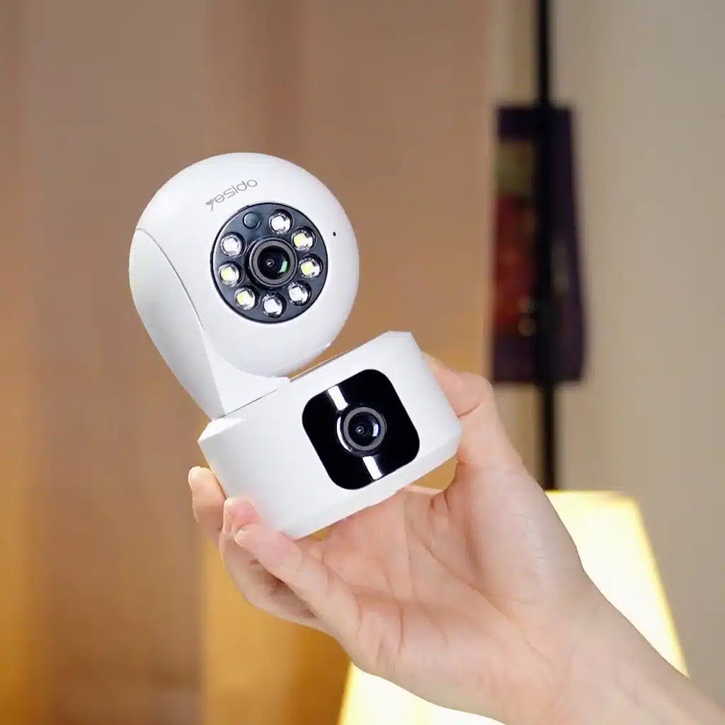 Yesido KM16 Dual 1080P Indoor Security Camera with AI Tracking & Night Vision