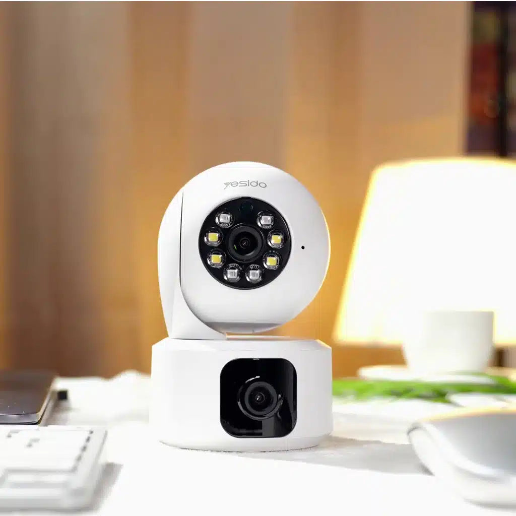 Yesido KM16 Dual 1080P Indoor Security Camera with AI Tracking & Night Vision