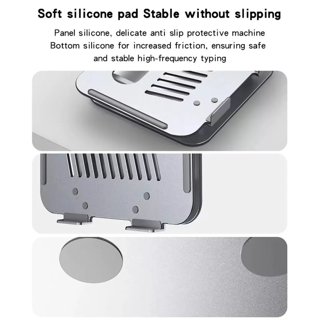 Yesido LP05 Super Strong Dual Arm design Aluminum Alloy Holder - Planes / Holder - Silver