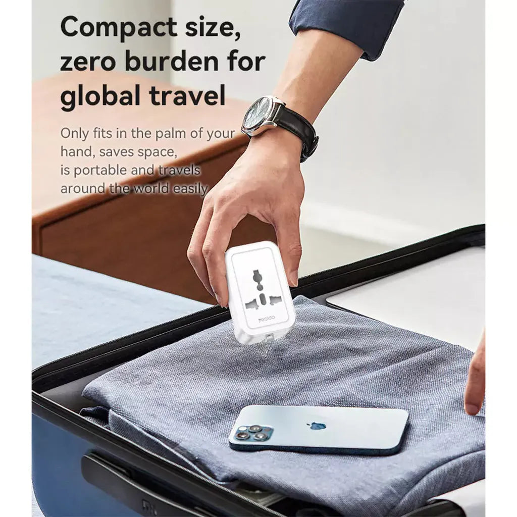 Yesido MC32 1380W Universal Travel Adapter