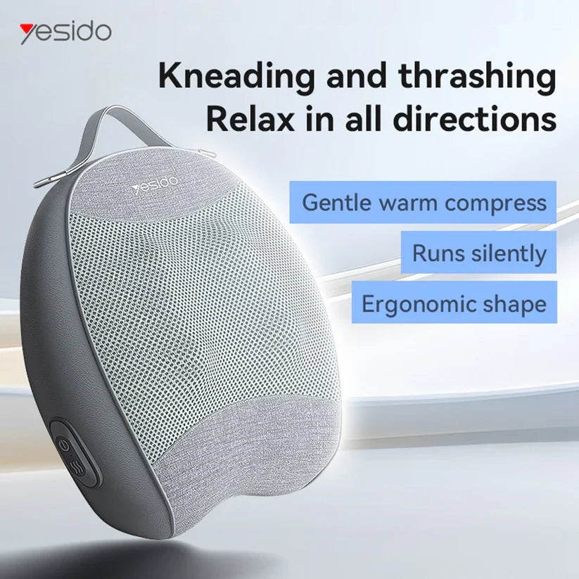 Yesido Rechargeable Back Massager – Hot Compress Ergonomic Fatigue Relief Tool