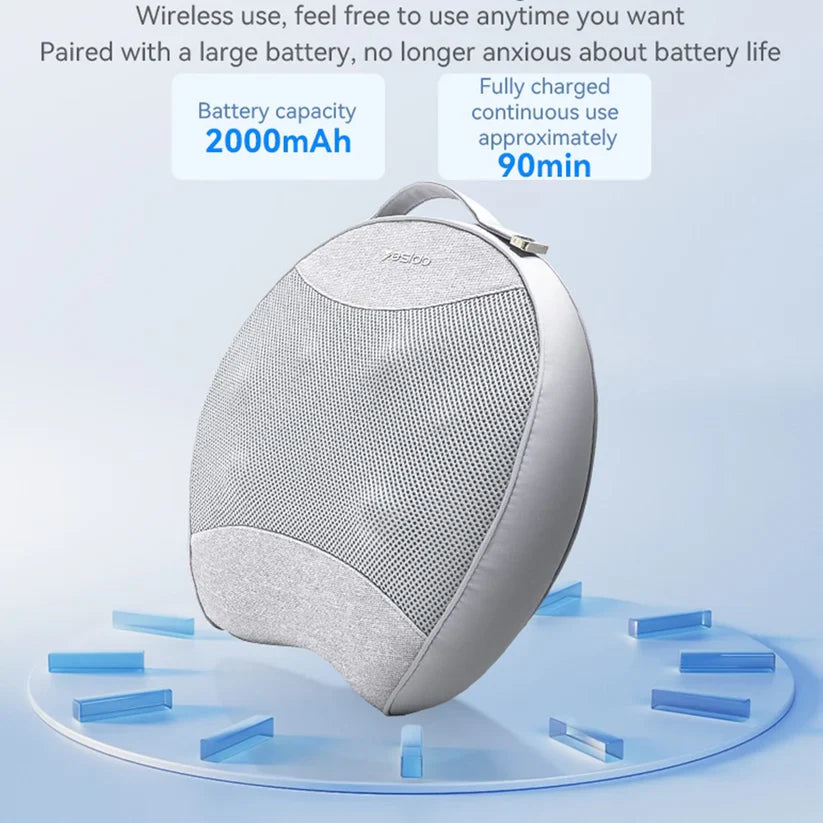 Yesido Rechargeable Back Massager – Hot Compress Ergonomic Fatigue Relief Tool