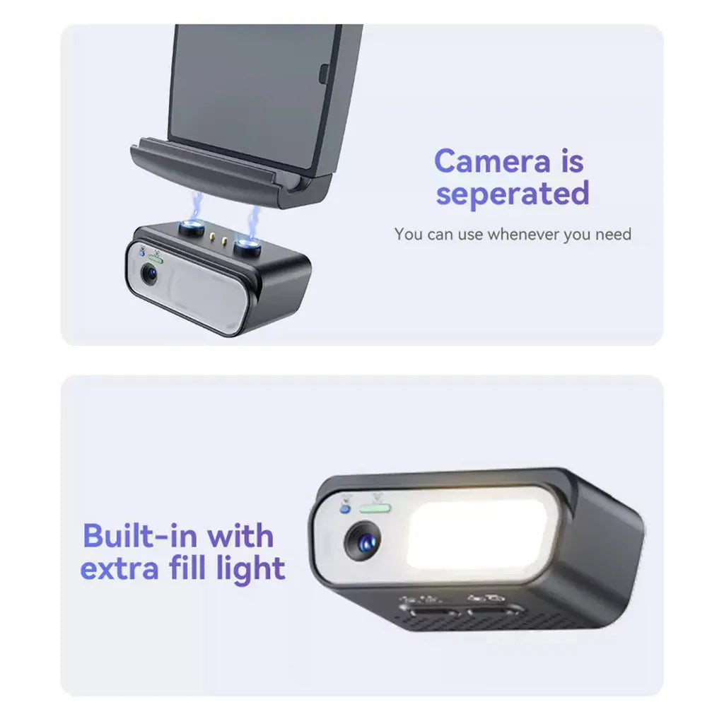 Yesido SF21 3-Axis Auto Face Tracking Gimbal Stabilizer – Built-in Camera / Fill Light/ 2550mAh Battery/ Bluetooth 5.0