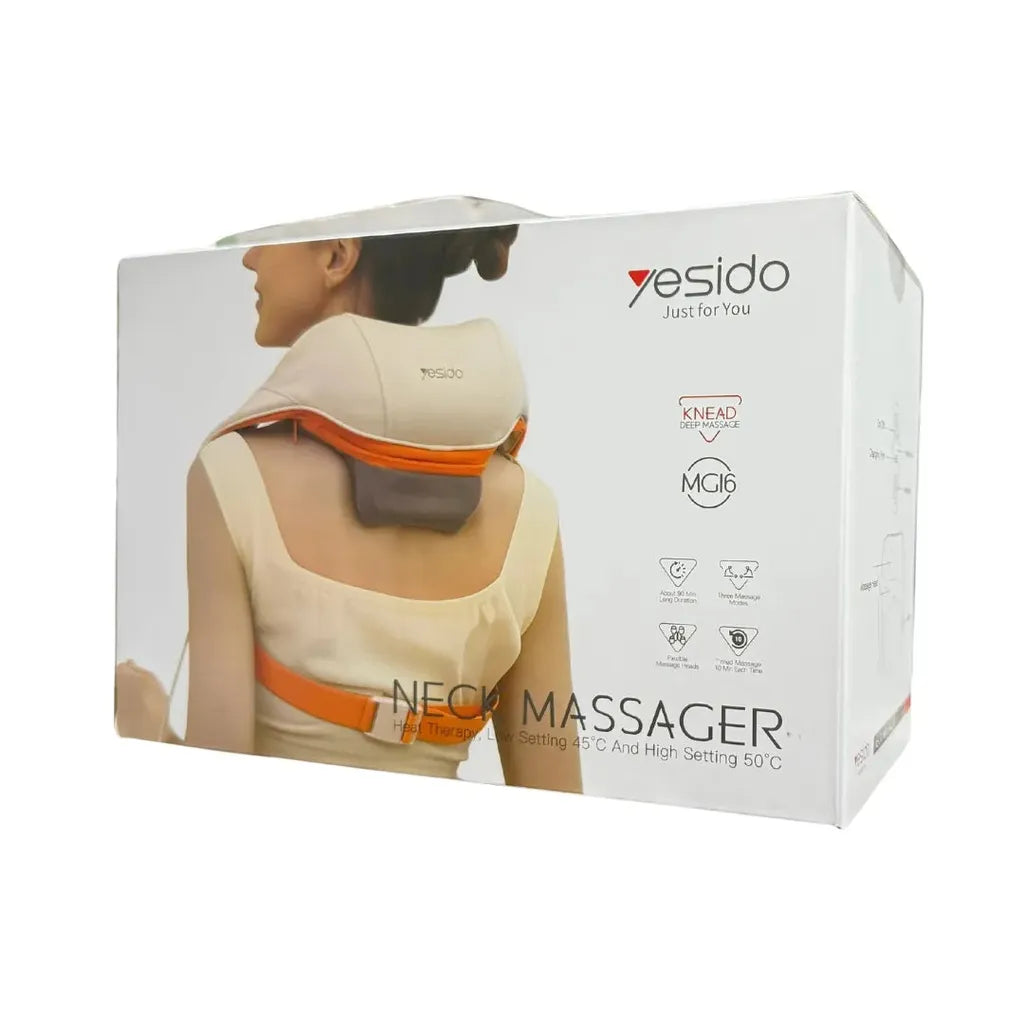 Yesido Smart Neck Massager – 3D Heating Therapy & Multi-Mode Relaxation Device