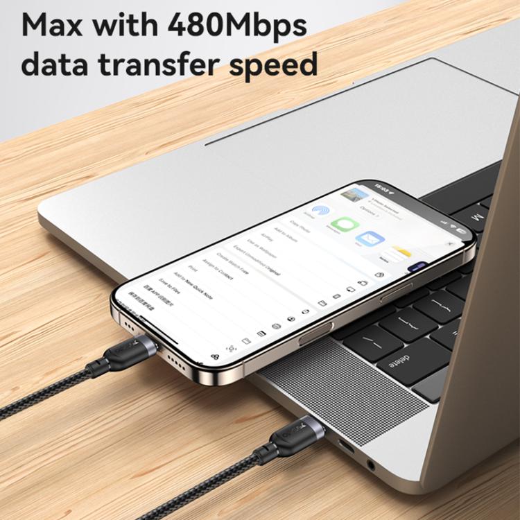 Yesido USB-C to USB-C Charging & Data Cable 60W 3m - Black