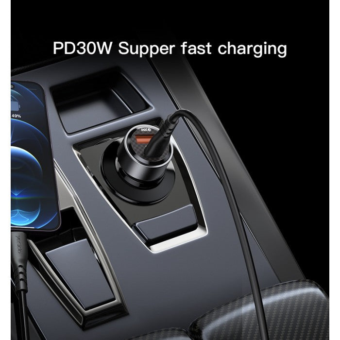 Yesido Y55 60W Fast Charging Car Charger - Black
