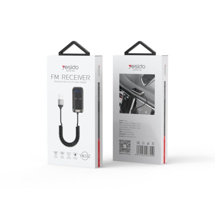 Yesido YAU32 Good Heat Dissipation Audio Cable - Black