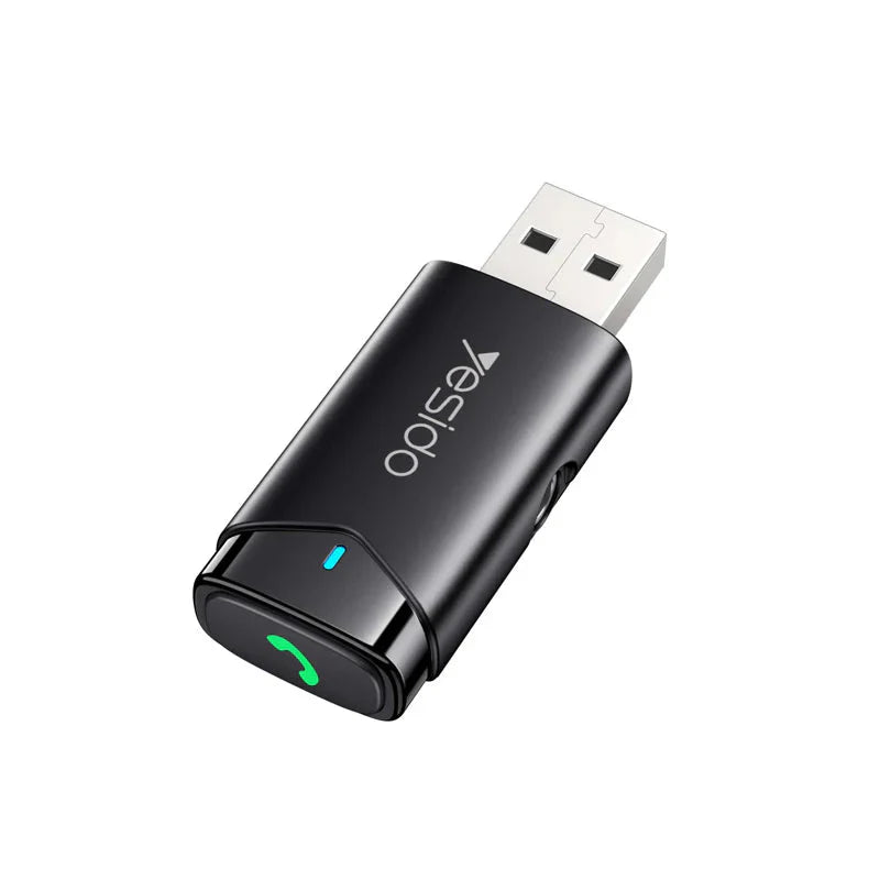 Yesido YAU40 Stable Transmission Double TF Card Playback Transmitter - Black
