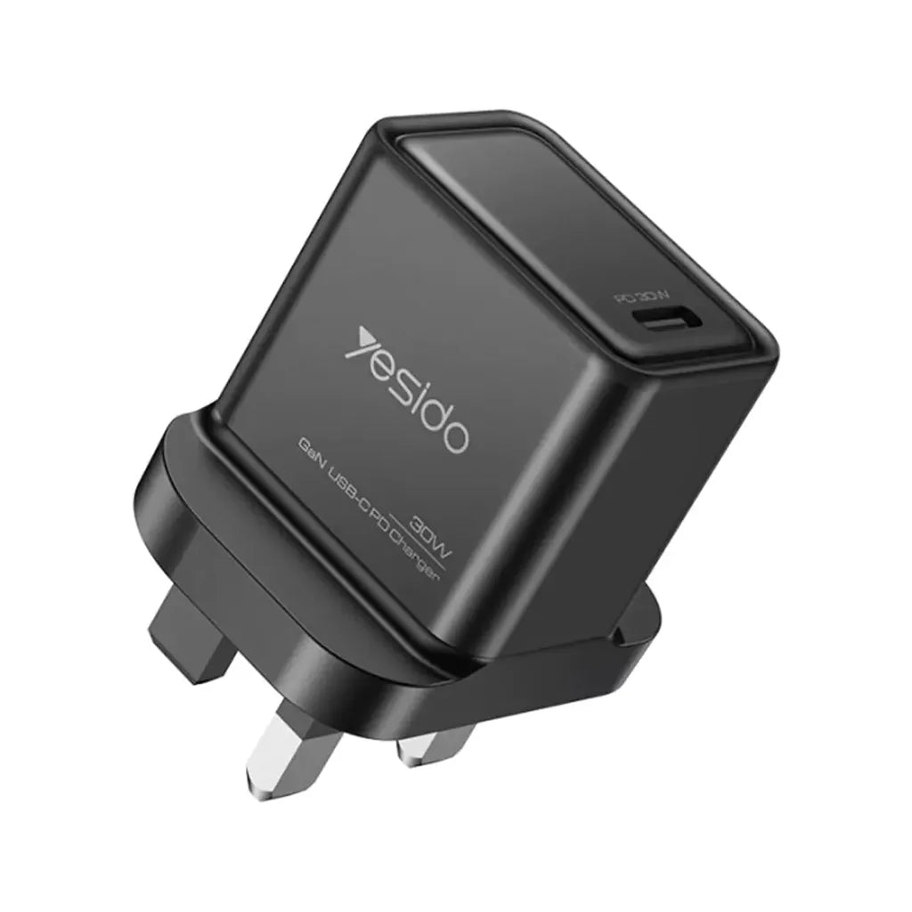 Yesido YC82 UK 30W GaN Fast Charger - Type-C PD Wall Adapter
