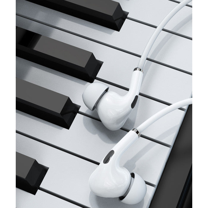 Yesido YH36 in-ear wired earphone - White