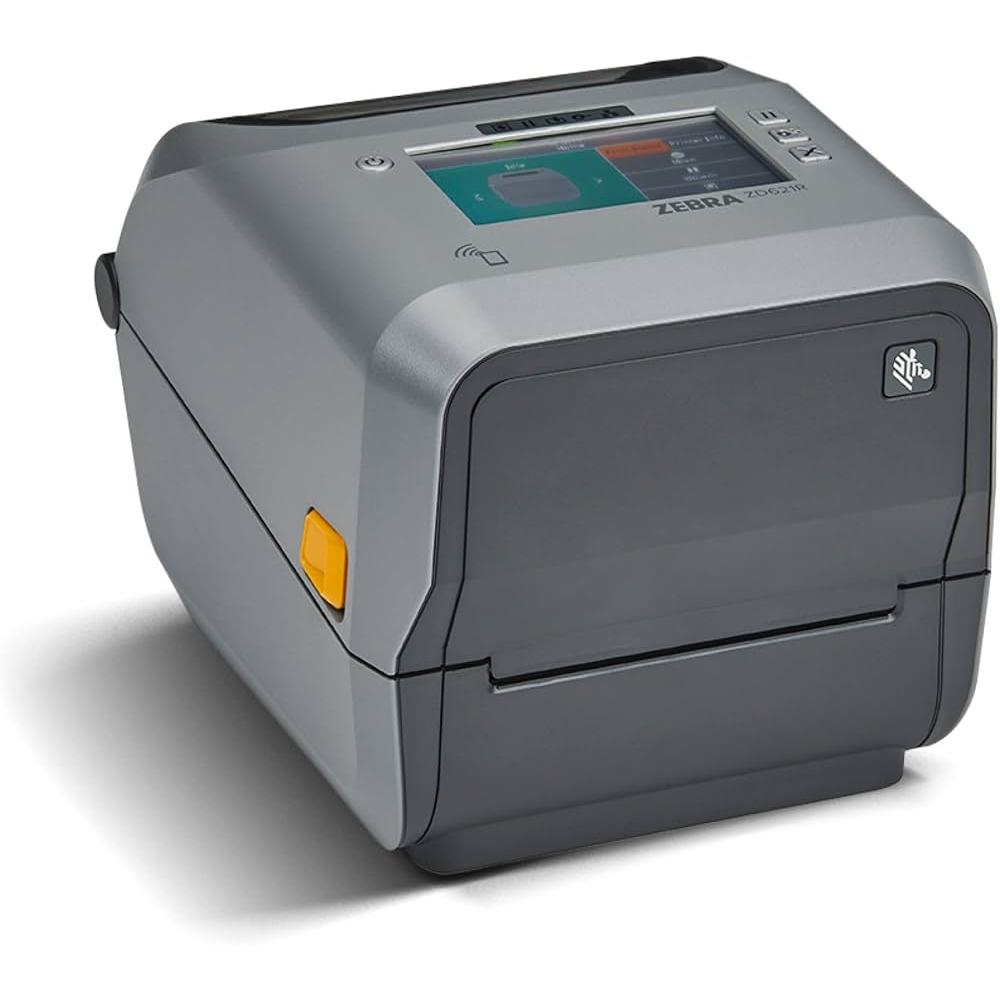 Zebra ZD621 4″ Thermal Transfer Label Printer 300 DPI USB Ethernet Serial BTLE5 EU/UK Cords