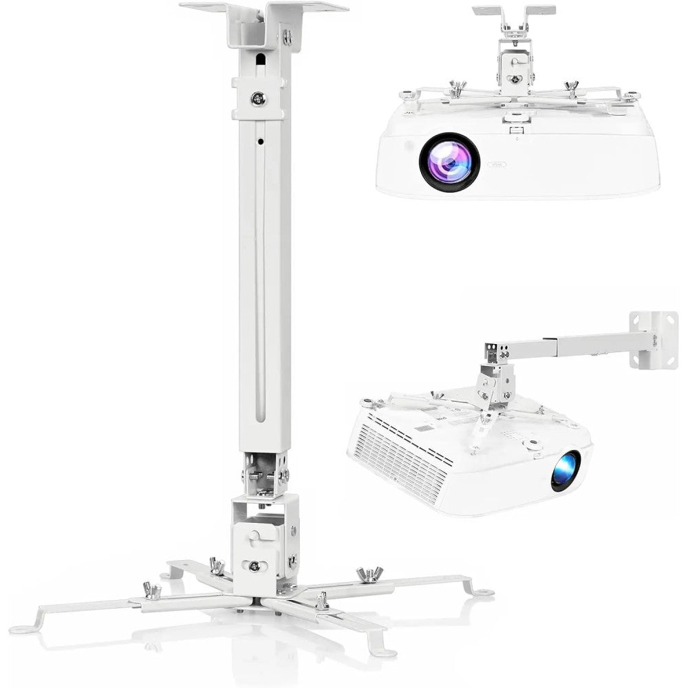 ZENO PDS08-65 Strong 65cm Extension Round Pole Universal Projector Stand Ceiling Mount
