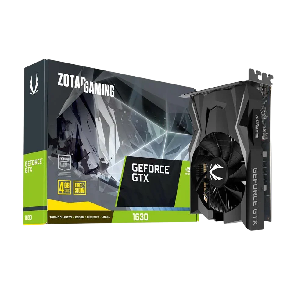 ZOTAC GAMING GEFORCE GTX 1630 4GB GDDR6 Graphic Card - Black