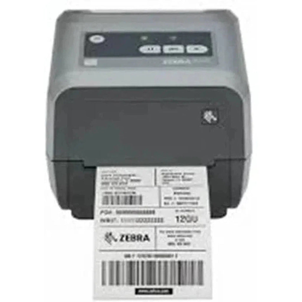 Zebra ZD421 4″ Thermal Transfer Label Printer 203 DPI USB BTLE5 Modular Slot EU/UK Cords