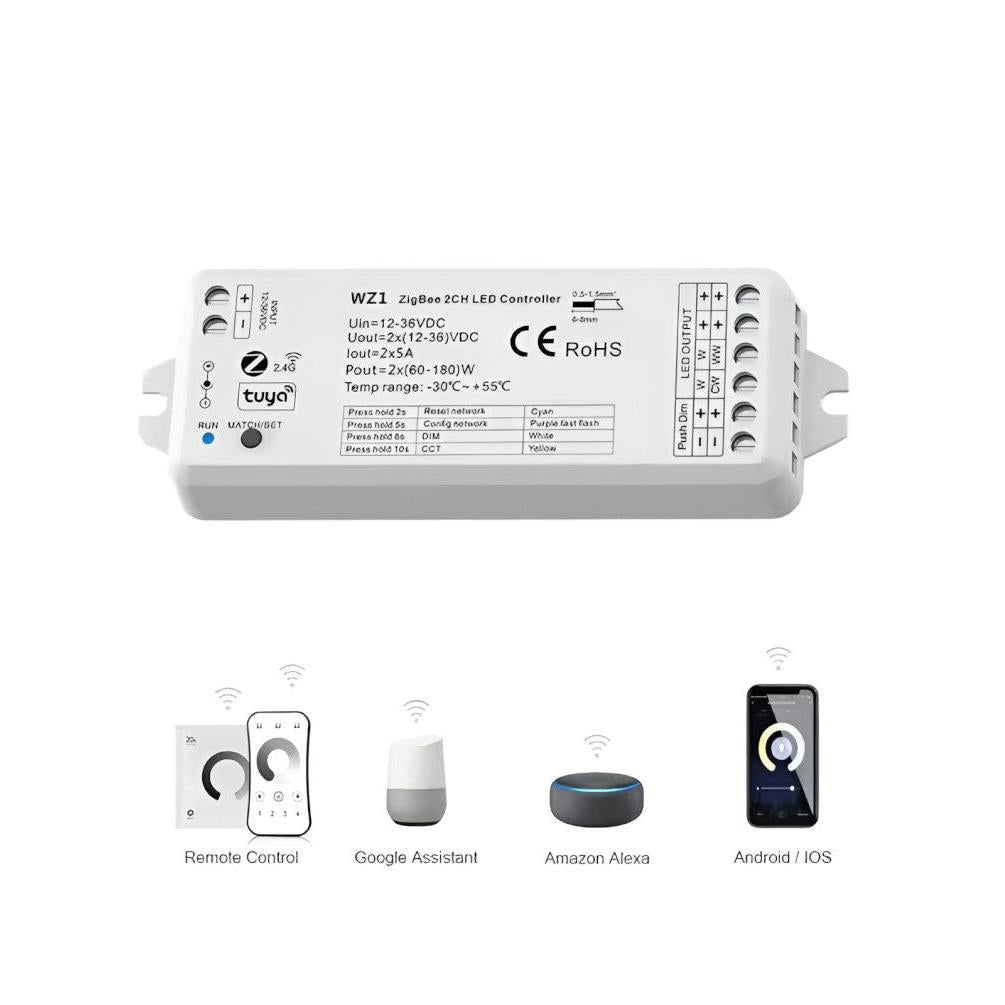 ZigBee & RF 2CH LED Controller WZ1