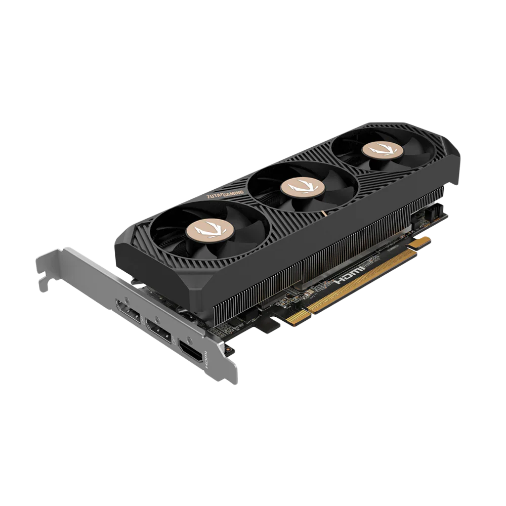 Zotac Gaming Geforce Rtx 5060 8Gb Low Profile Triple Fan Graphic Card - Black