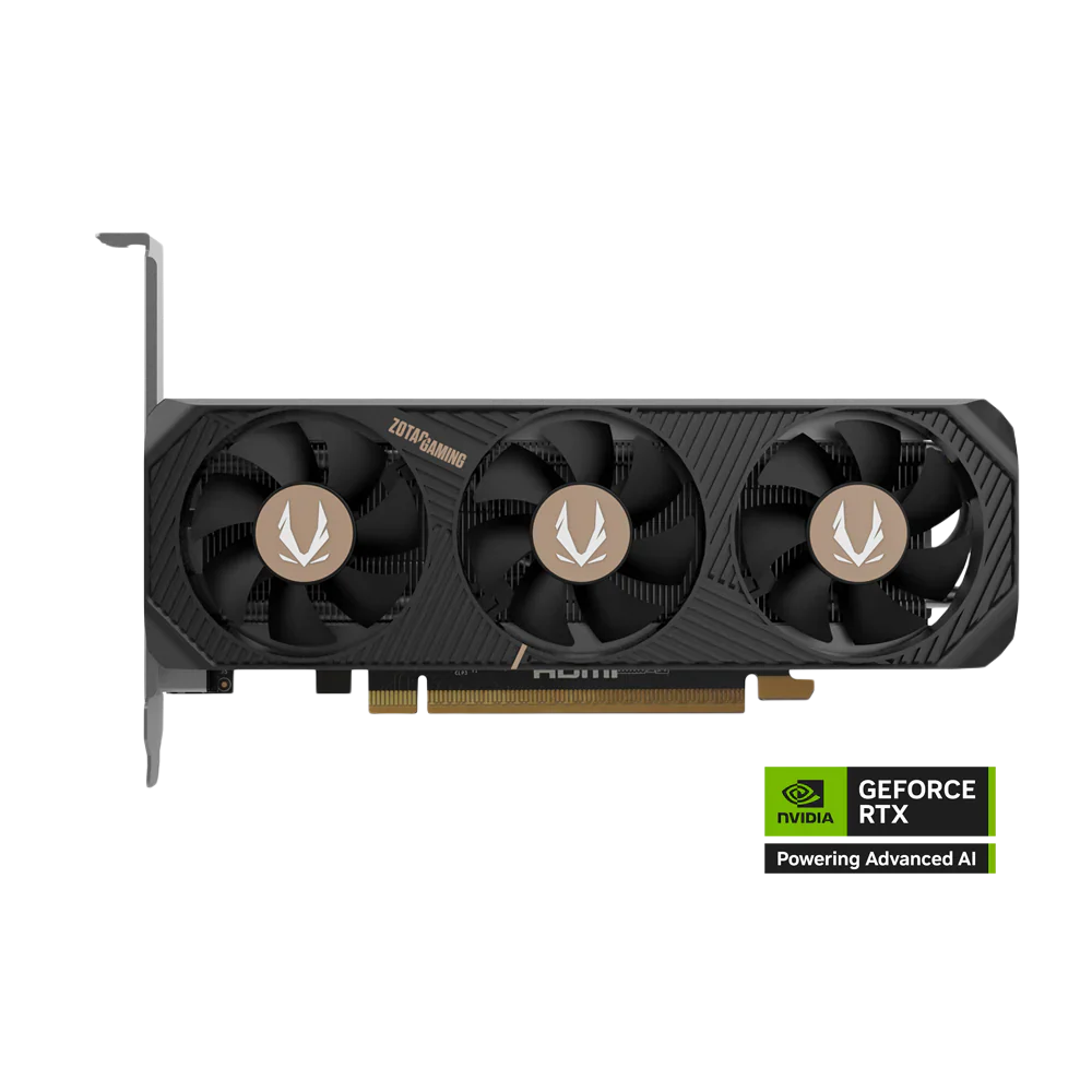 Zotac Gaming Geforce Rtx 5060 8Gb Low Profile Triple Fan Graphic Card - Black