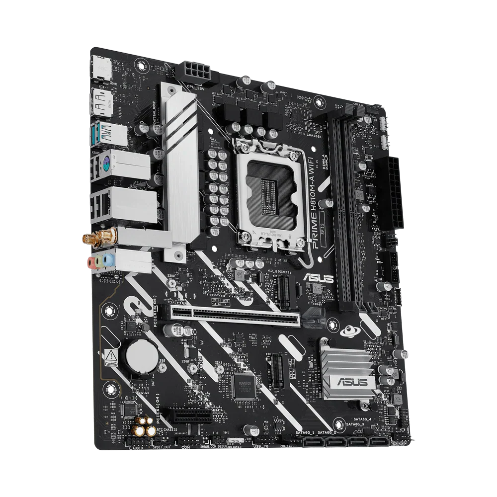 Asus Prime H810M-A Wifi Ddr5 Motherboard Black