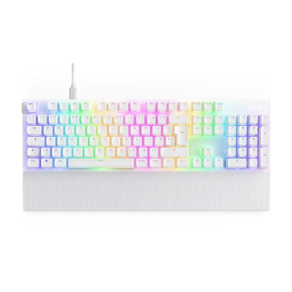 Nzxt Function 2 Wired Optical Gaming Keyboard White