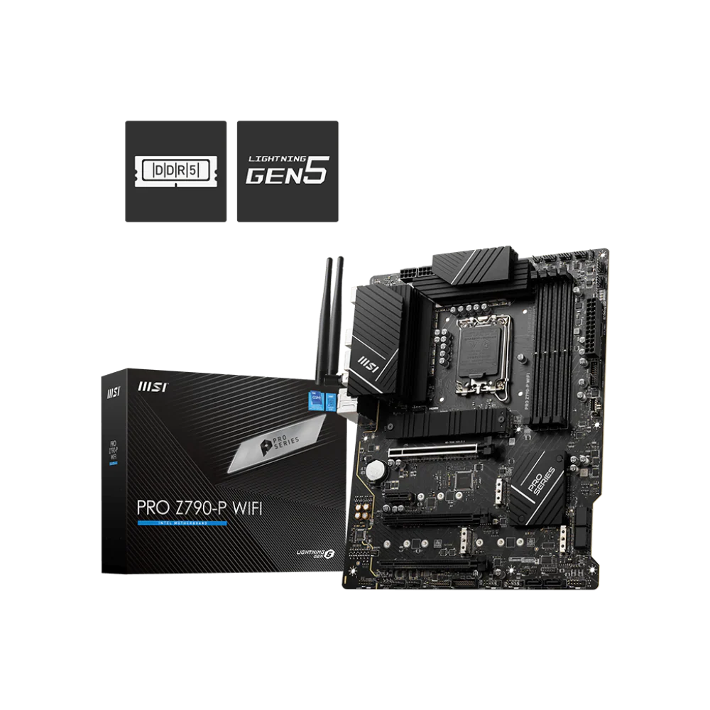 Msi Pro Z790-P Wifi Ddr5 Motherboard Black