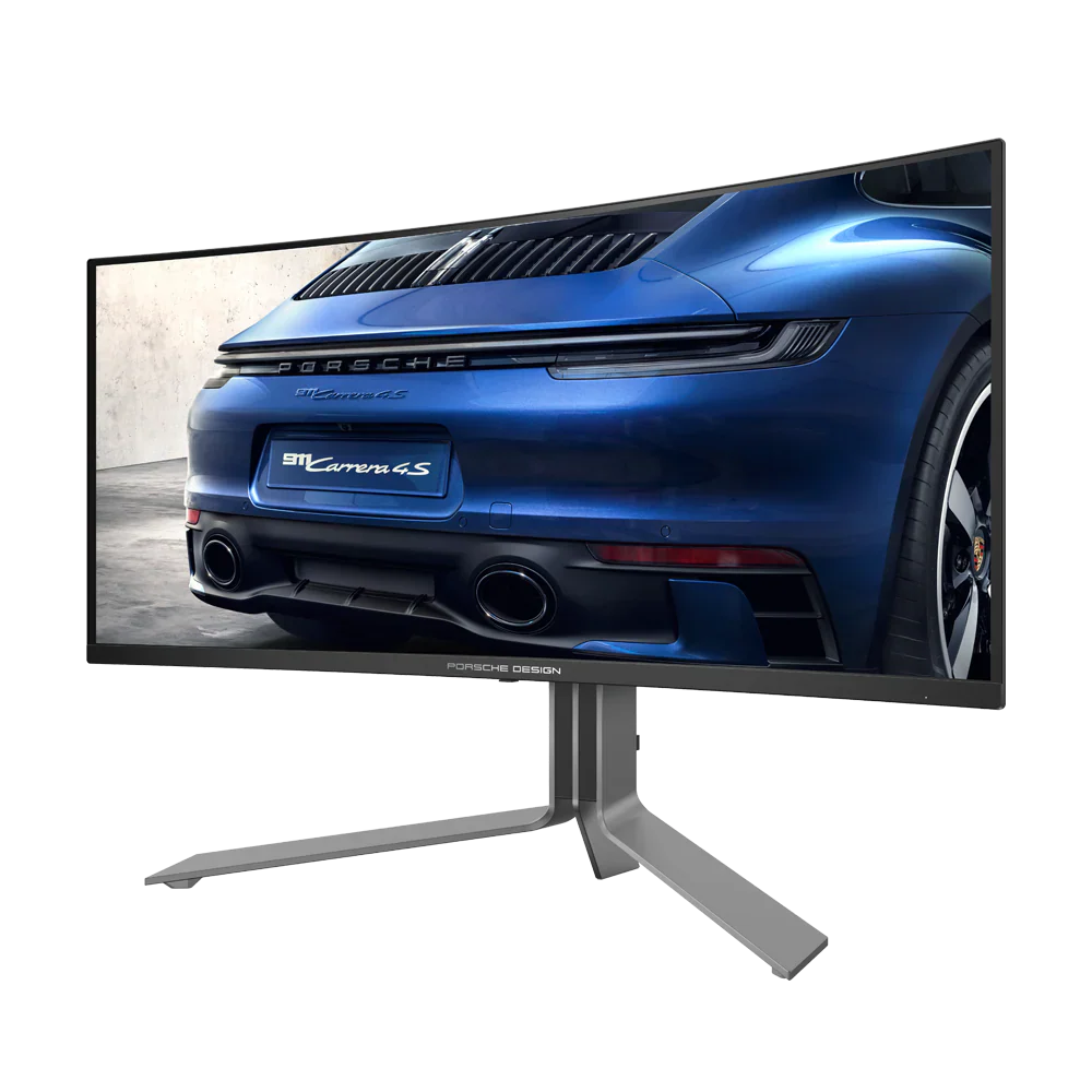 Aoc Pd34 Porsche Design 34 Inch 240Hz Wqhd Hdmi 2.1 0.03Ms Qd Oled Curved Gaming Monitor Black