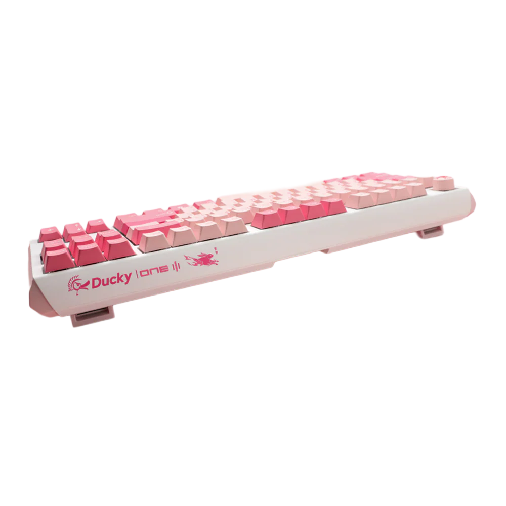Ducky One 3 Tkl Hot Swap Red Switch Cherry Rgb Wired Mechanical Gaming Keyboard - Gossamer Pink