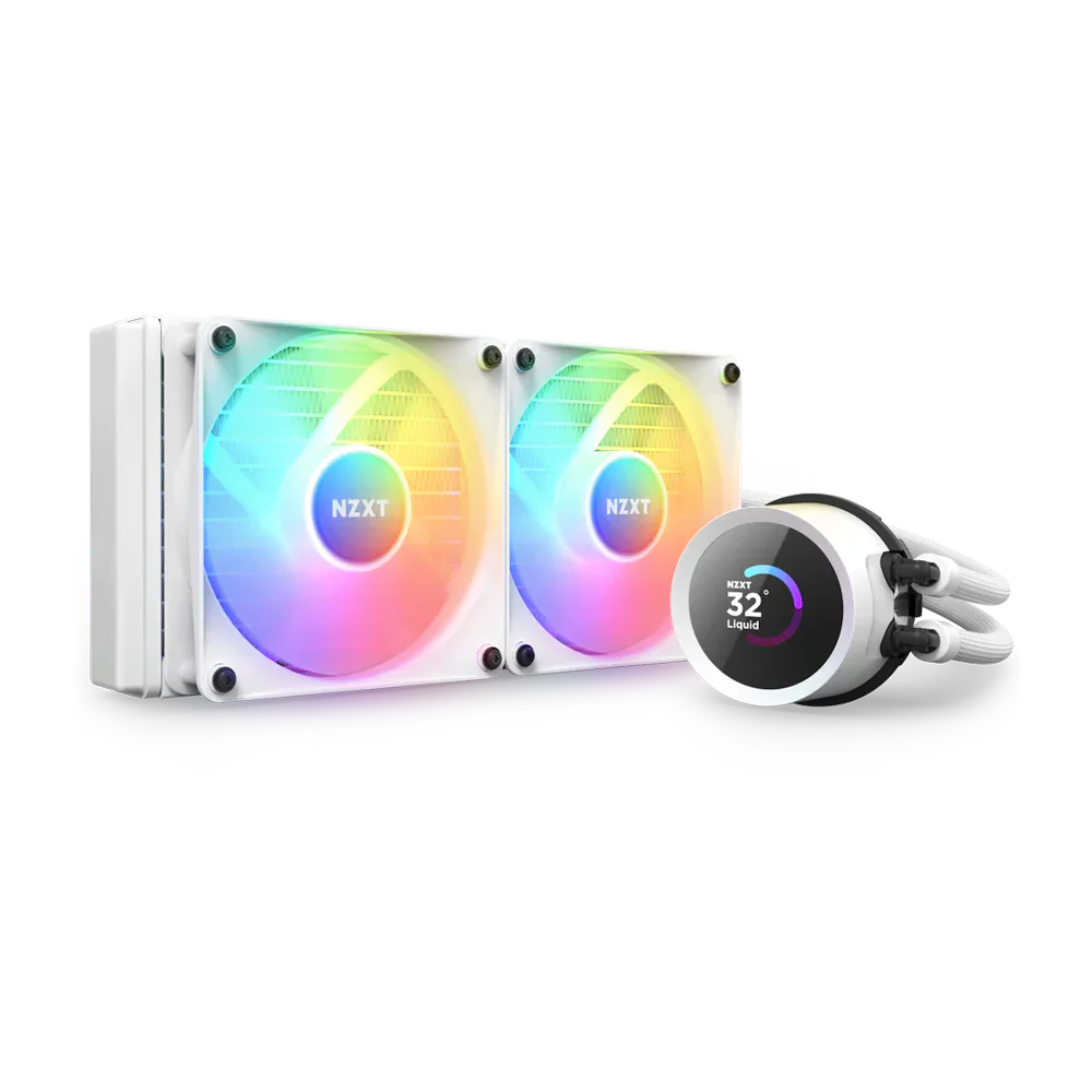 Nzxt Kraken 240 Rgb 240Mm Aio Liquid Cooler White