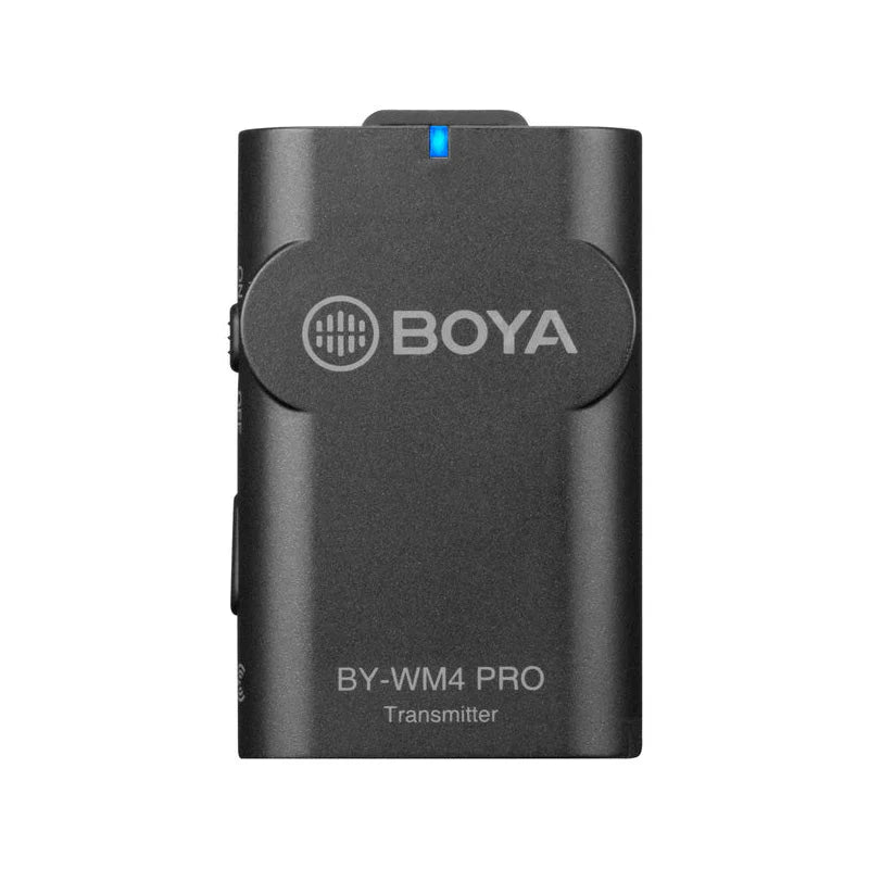 Boya BY-WM4 PRO-K4 2.4 GHz Wireless Microphone System For Ios Devices (Receiver & 2-transmitters)