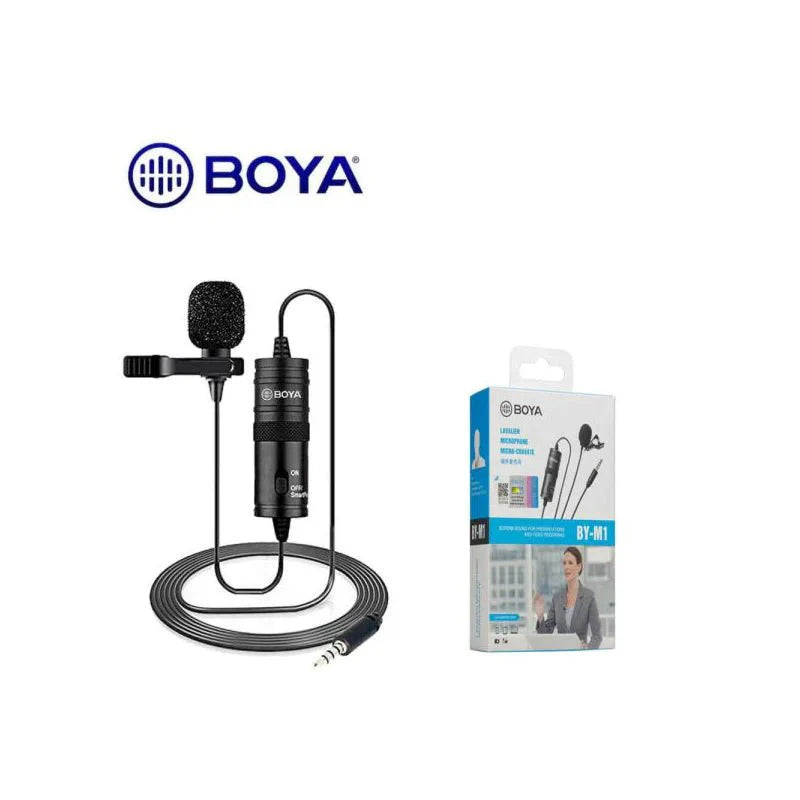 Boya Lavalier Microphone With Xlr  - Black