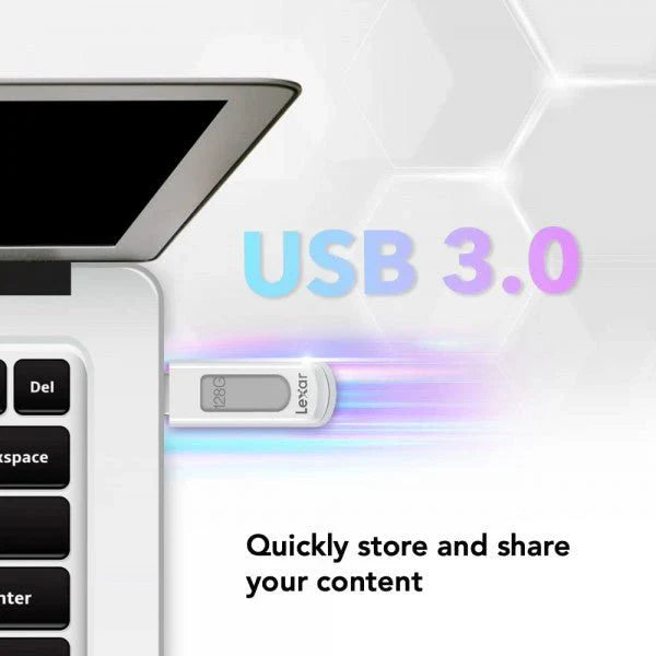 Lexar Jumpdrive V100 Usb 3.0 Flash Drive - 128Gb