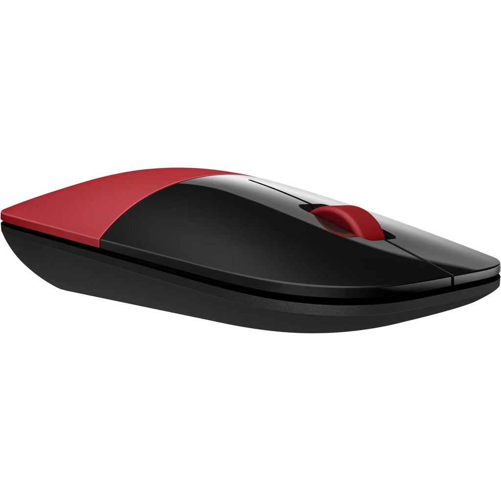 HP Z3700 Wireless Mouse - Up to 1200 DPI / Black/Cardinal Red