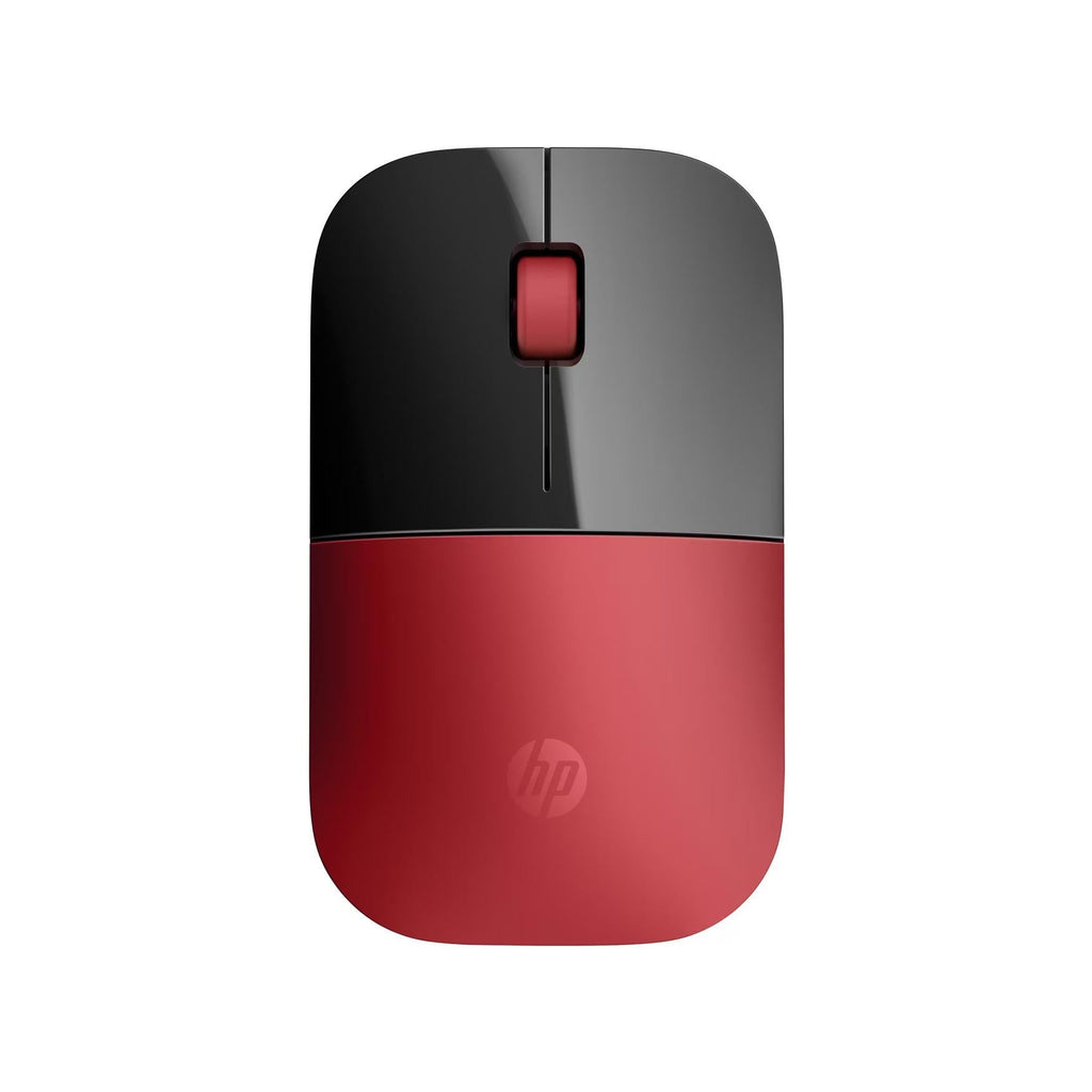 HP Z3700 Wireless Mouse - Up to 1200 DPI / Black/Cardinal Red