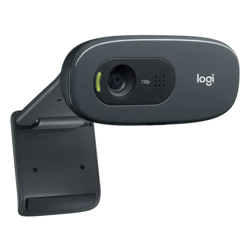 Logitech C270 HD Webcam - 720p / USB 2.0 / Wired / Black