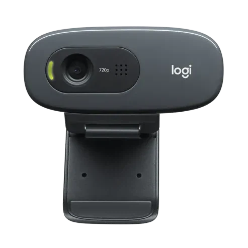 Logitech C270 HD Webcam - 720p / USB 2.0 / Wired / Black