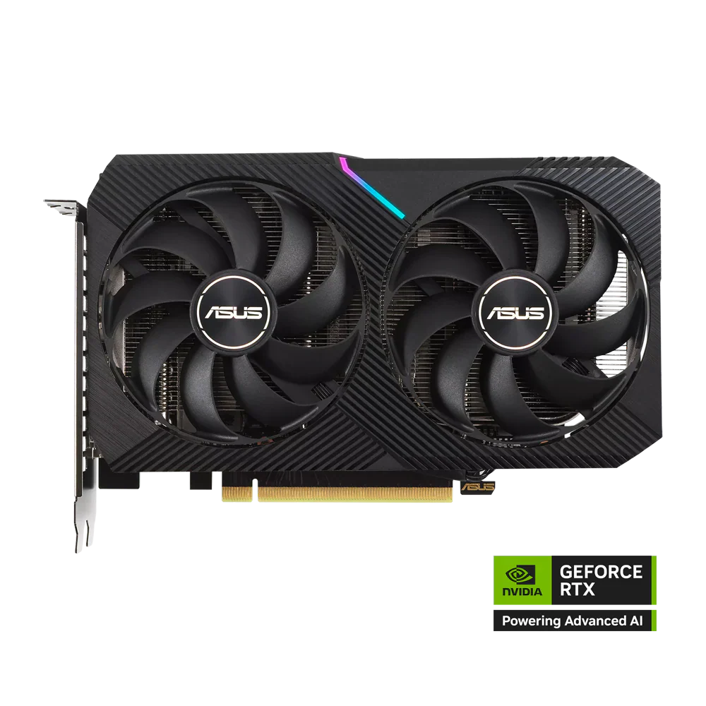 Asus Dual Nvidia Geforce Rtx 3050 Oc 8Gb Gddr6 Graphic Card - Black