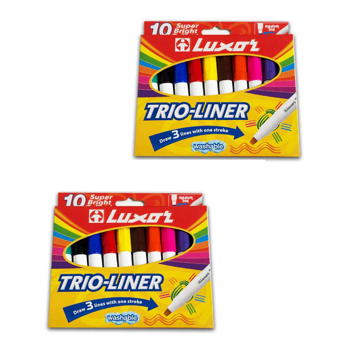 Luxor - Trio-Liner Assorted (10Pc) Set Of 2 Packets