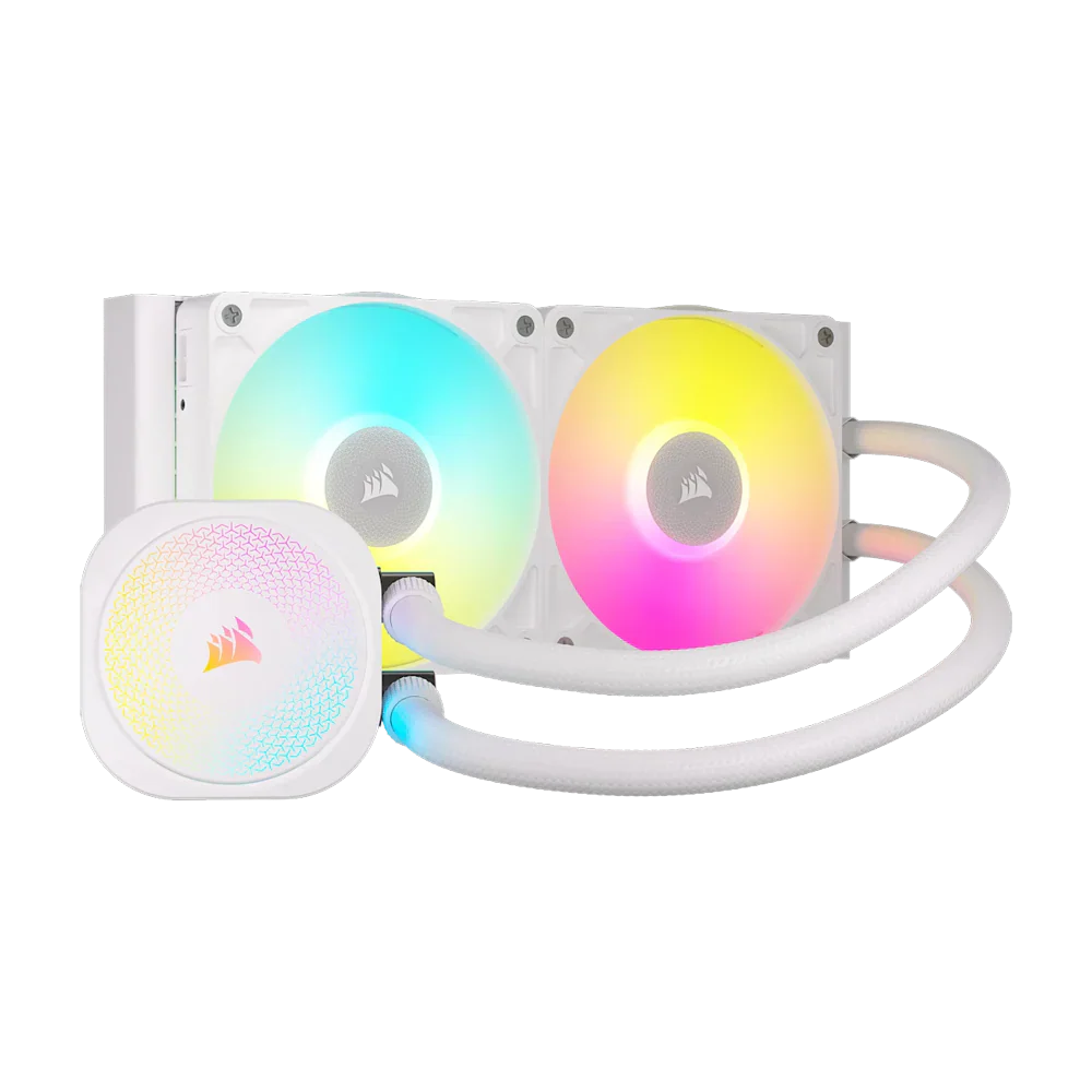 Corsair Icue Link Titan 240 Rx Rgb Aio Liquid Cpu Cooler - White