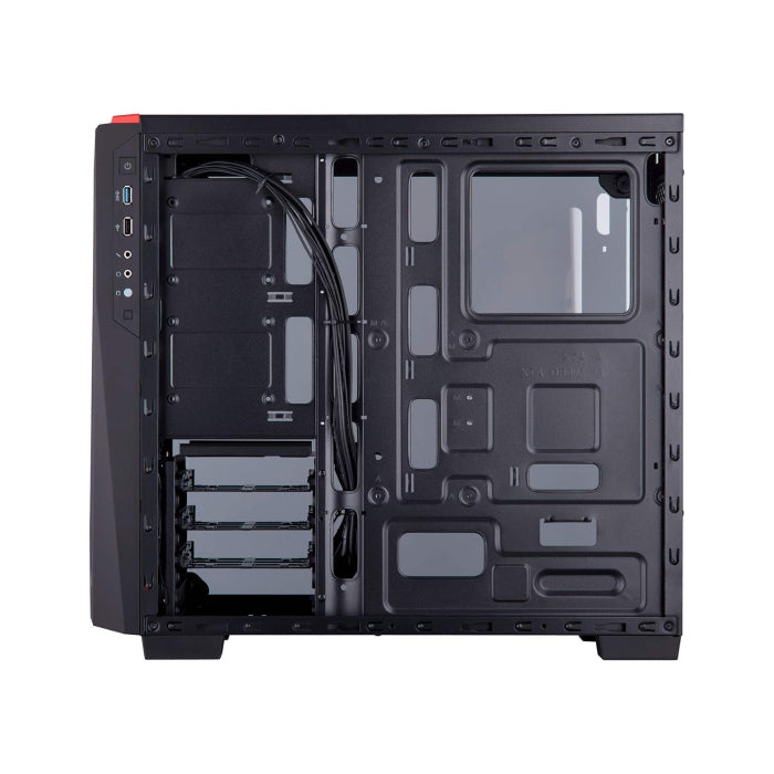 Corsair Spec-04 Carbide Series Mid Tower Case - Black/Red