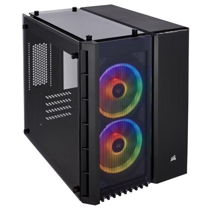 Corsair Crystal Series 280X Rgb Micro Atx Case Black