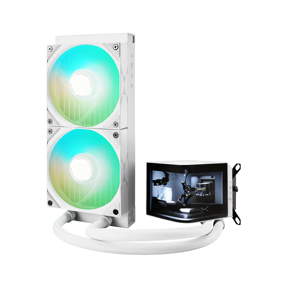 Tryx Panorama Se 240 Argb Liquid Cooler White