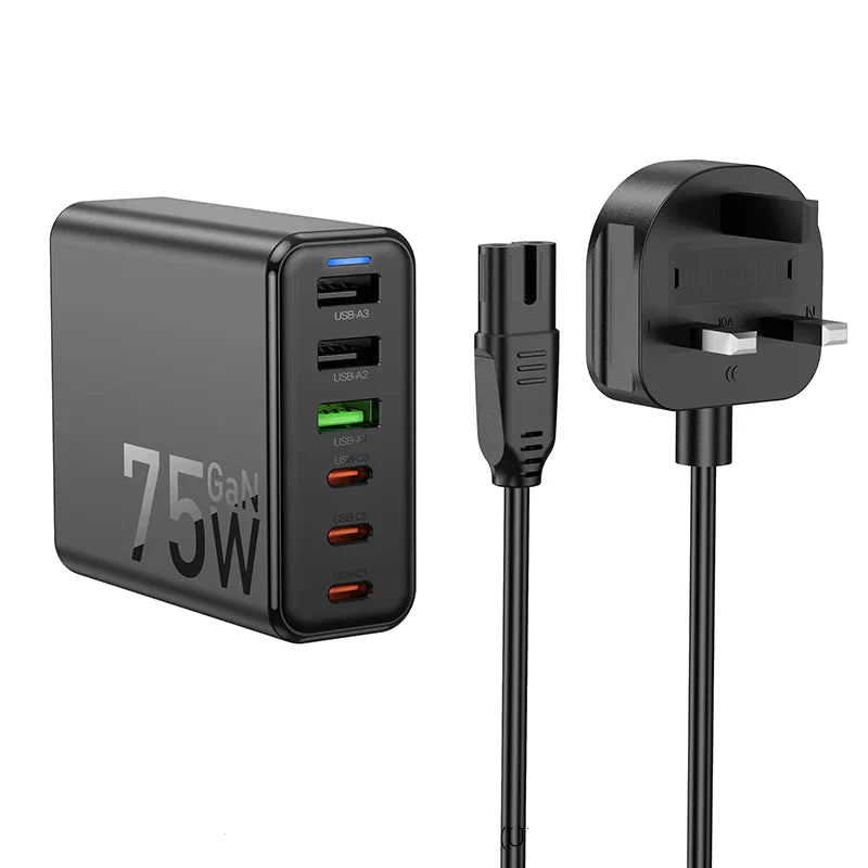 Hoco Charging station C133B Earl 75W PD45W + QC3.0 UK