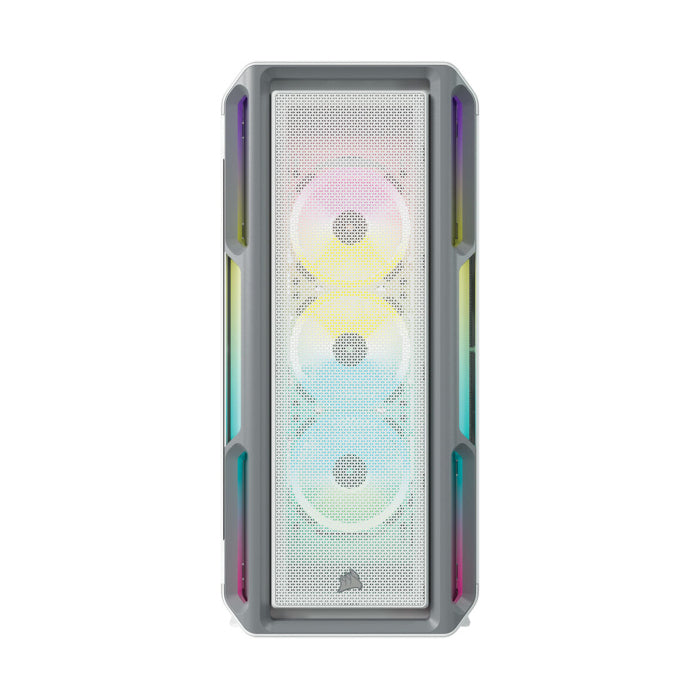 Corsair Icue 5000T Rgb Tempered Glass Mid-Tower Atx Case White
