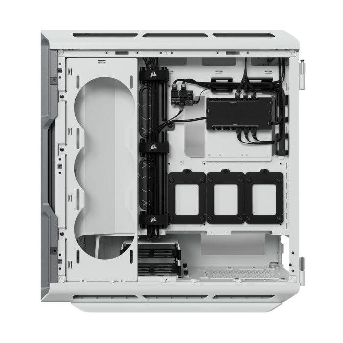 Corsair Icue 5000T Rgb Tempered Glass Mid-Tower Atx Case White