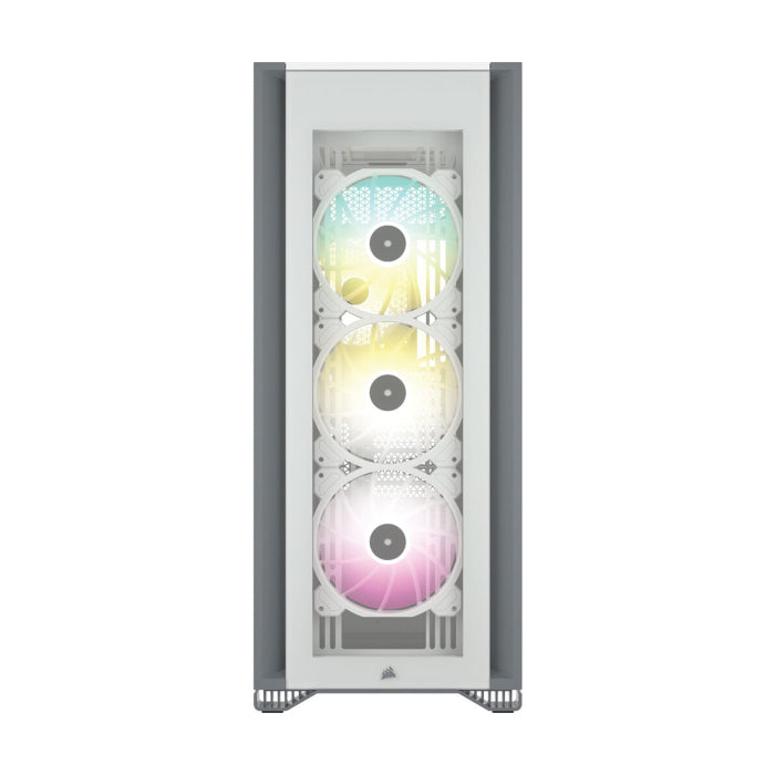 Corsair Icue 7000X Rgb Tempered Glass Full Tower Atx Case White