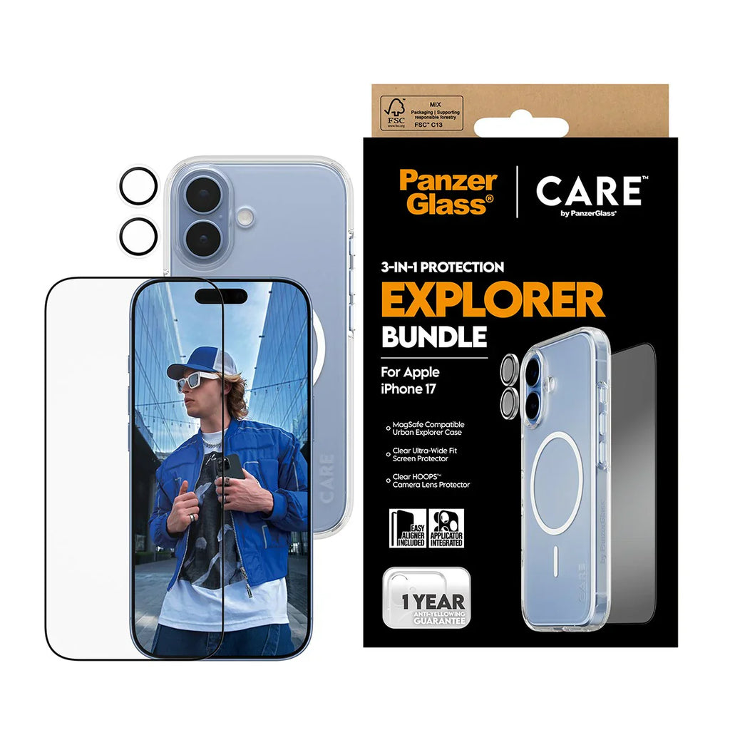 PanzerGlass 3-in-1 Flagship Explorer Bundle iPhone 17