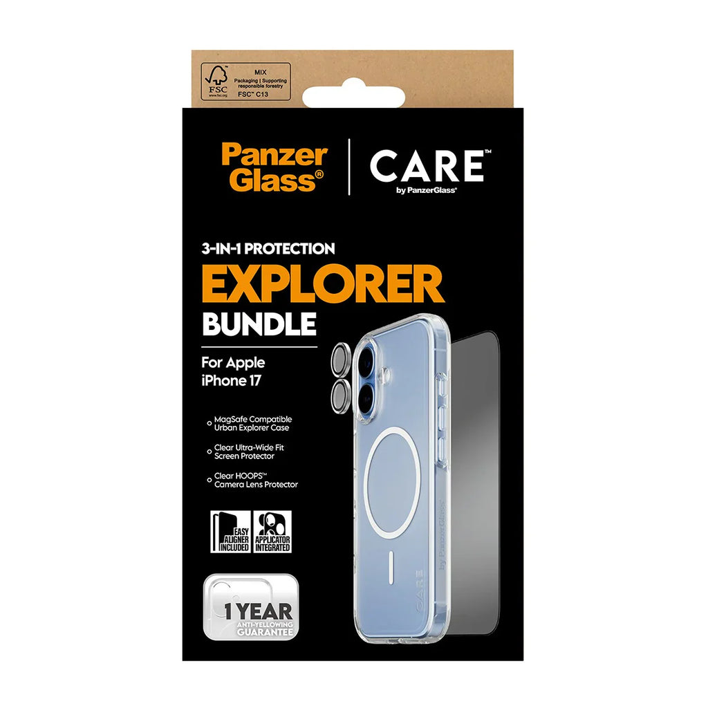 PanzerGlass 3-in-1 Flagship Explorer Bundle iPhone 17