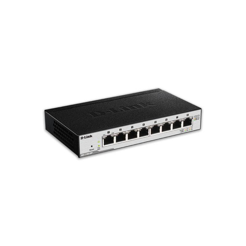 D-Link Smart Managed 8-Port Gigabit Desktop Poe Switch Dgs-1100-08P