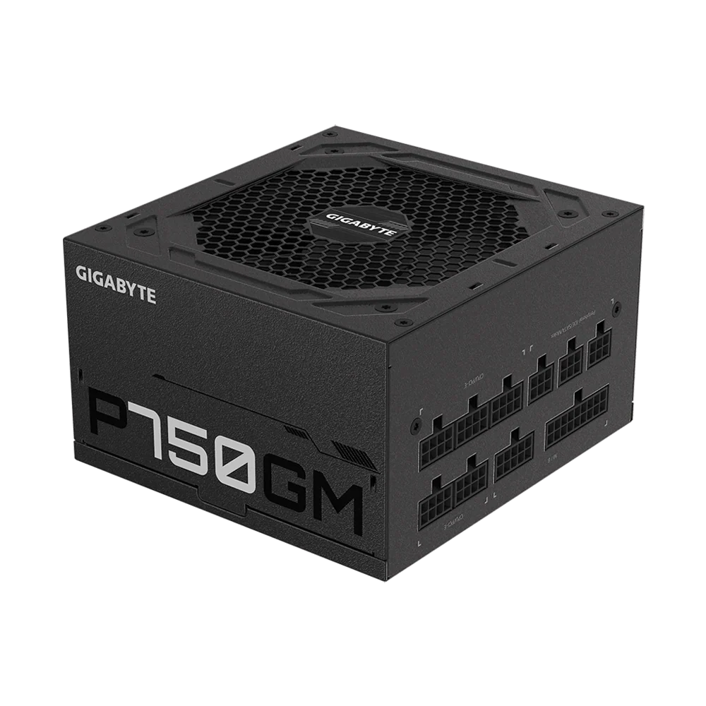 Gigabyte Gp750Gm Gold 750W Fully Modular Power Supply Black