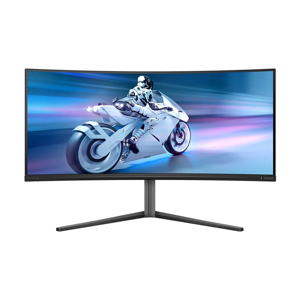 Philips Evnia 34 Inch Wqhd Hdmi 2.0 X 2 Qd Oled Curved Gaming Monitor - Black